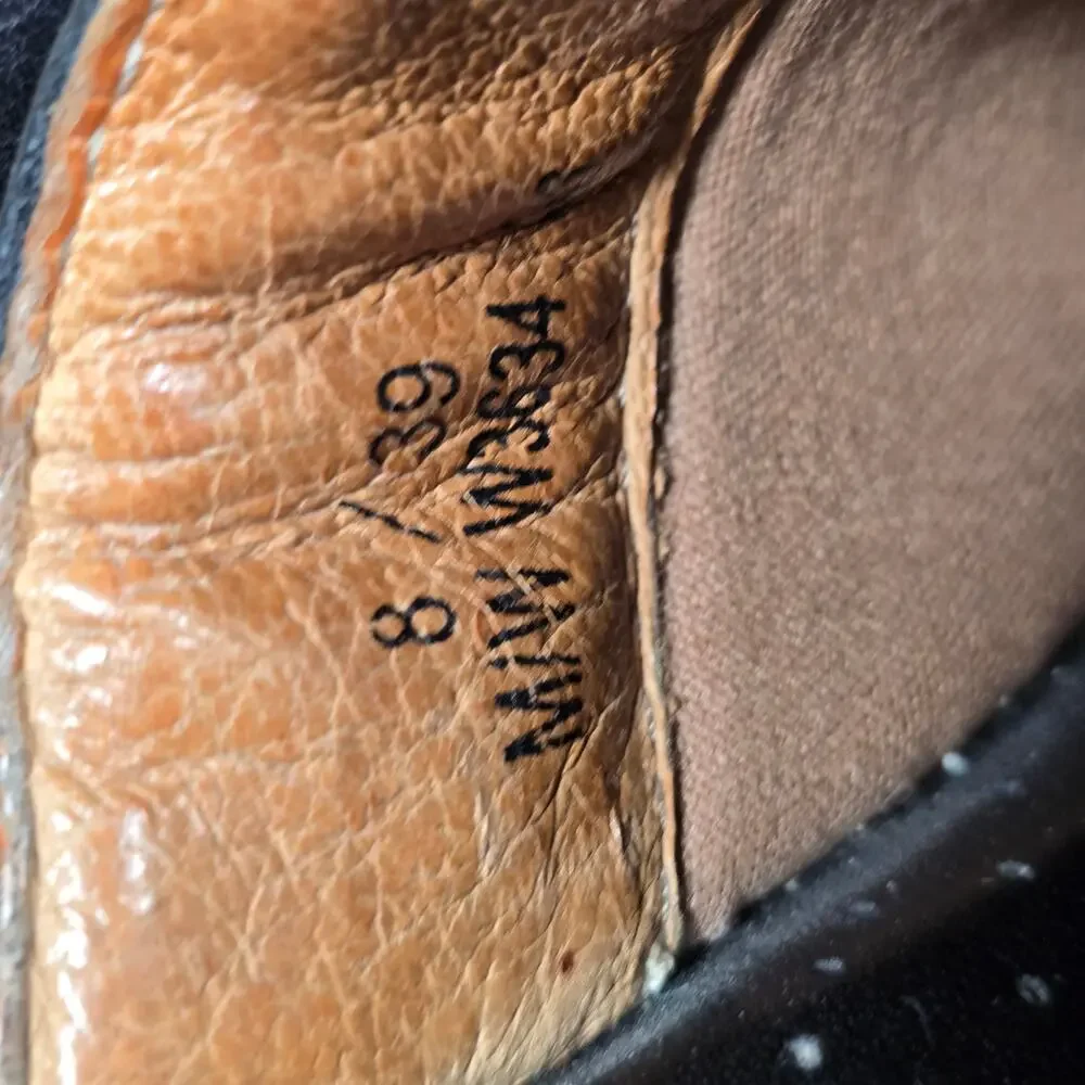 Born Black Leather Mules Women's Size 8 Great Condition Leather insoles
